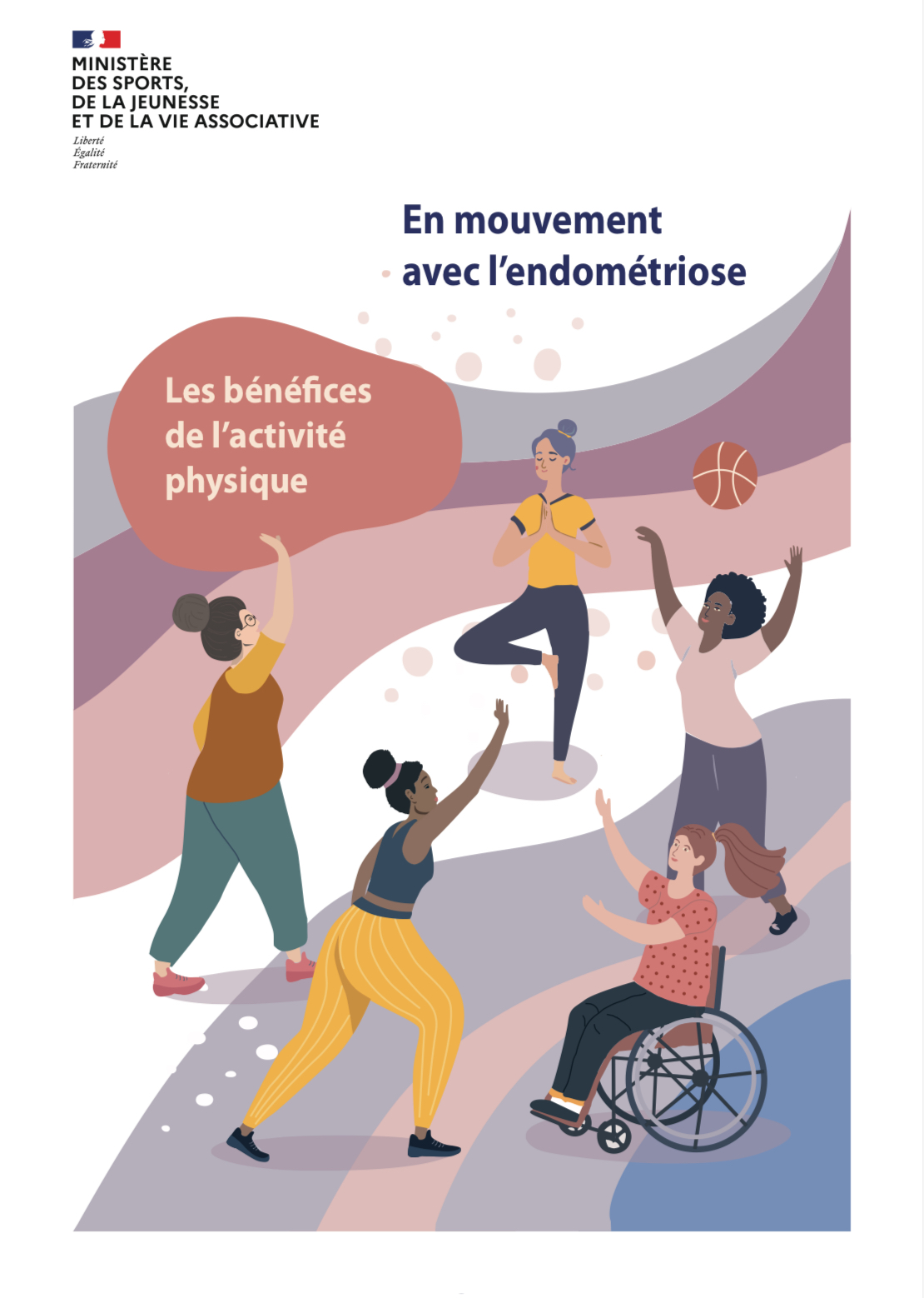 People exercising, promoting physical activity benefits.